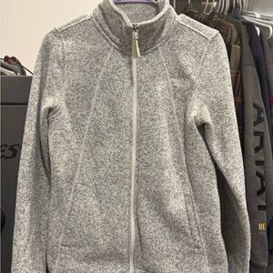 The North Face fleece zip up sweater medium
